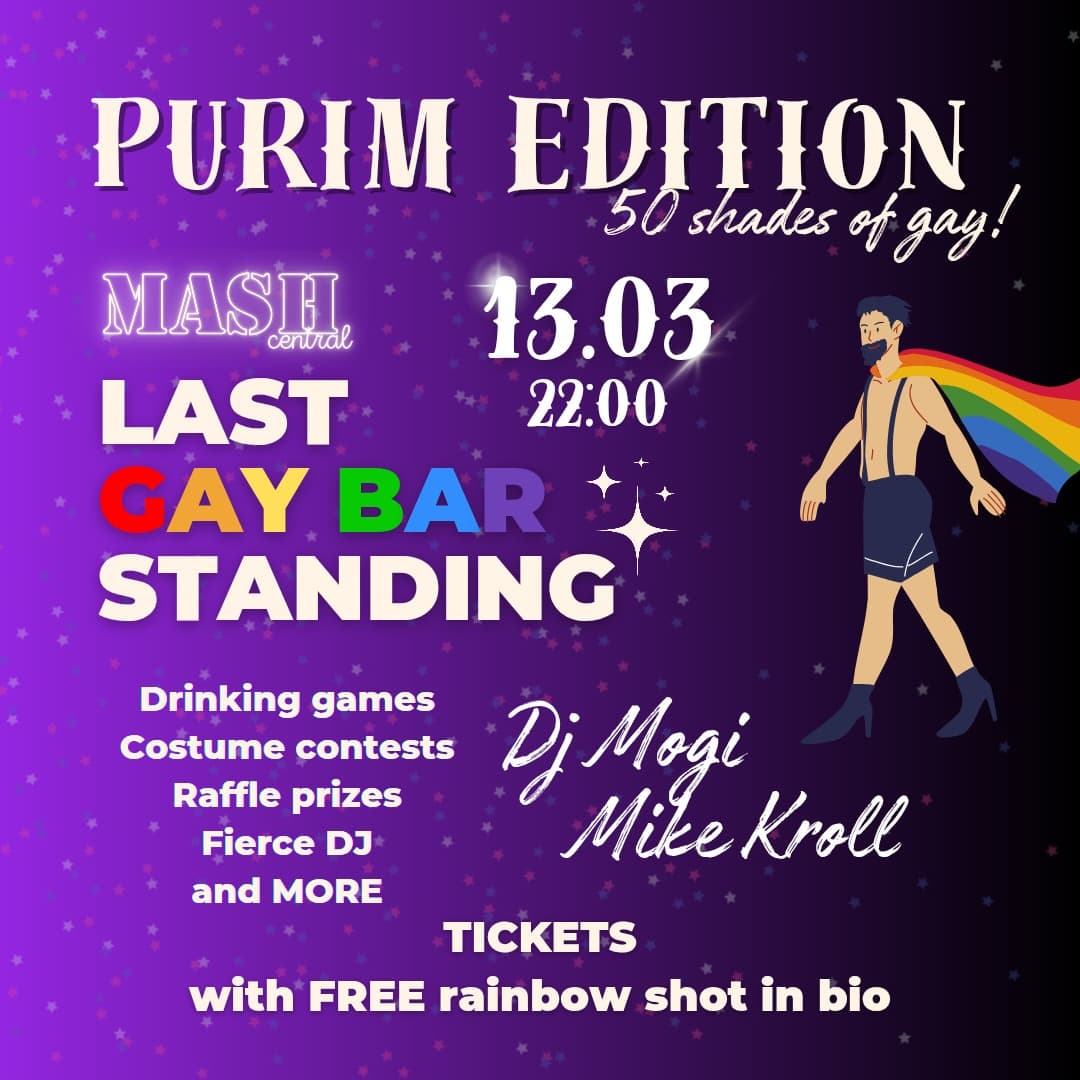 Last Gay Bar Standing - Purim Edition