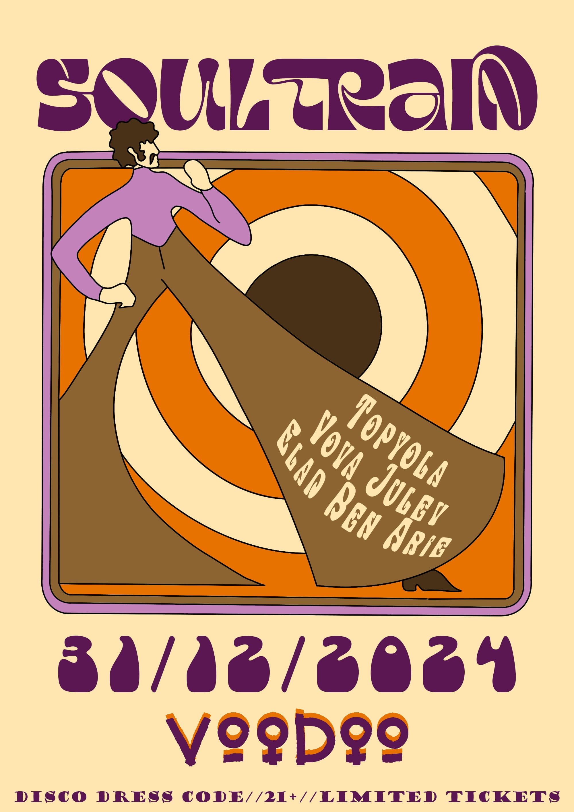 SOULTRAIN SYLVESTER PARTY // 31.12.24 // VOODOO BAR