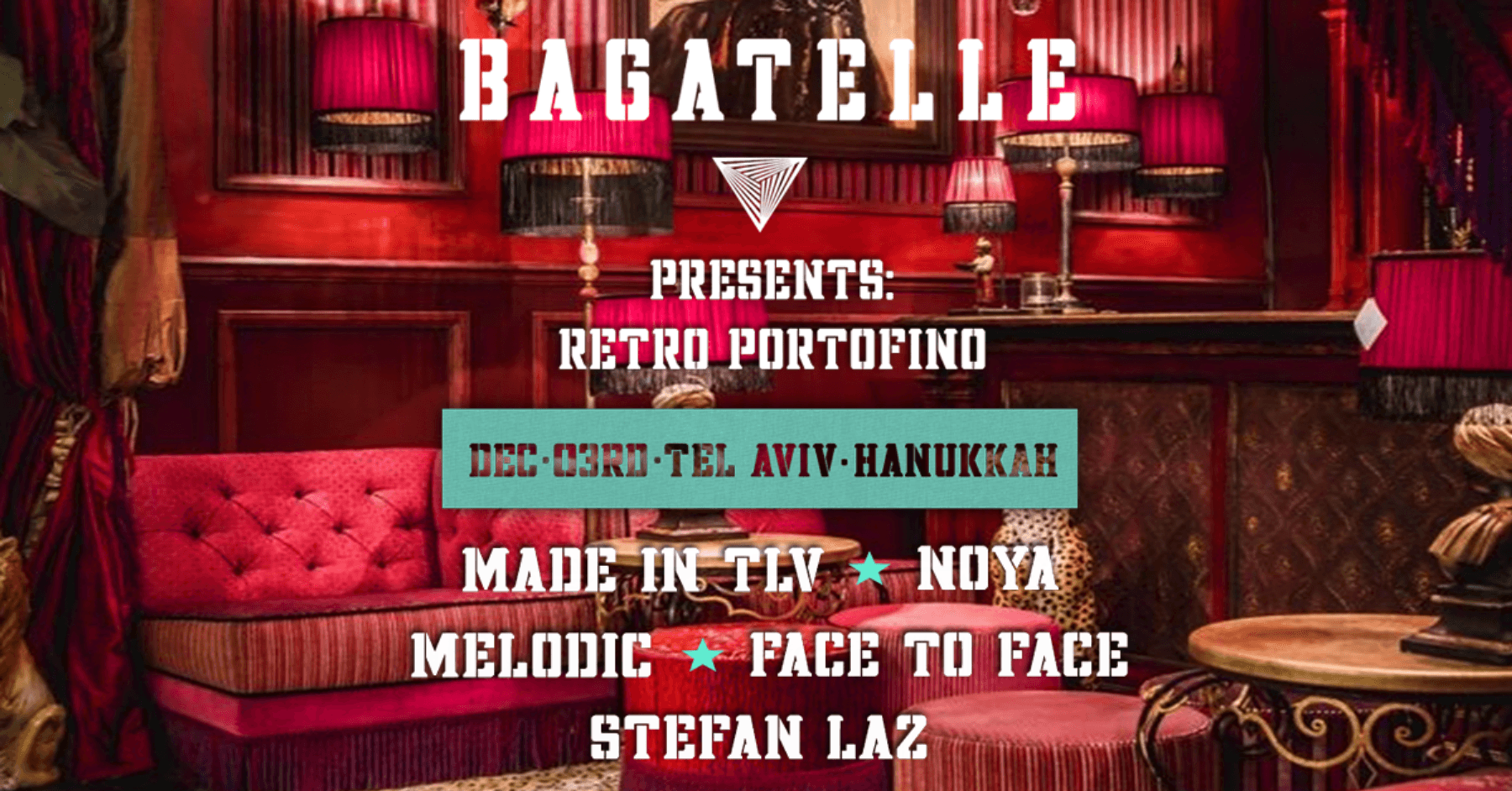 Hanukkah Bagatelle: Retro Portofino @ LivingRoom TLV