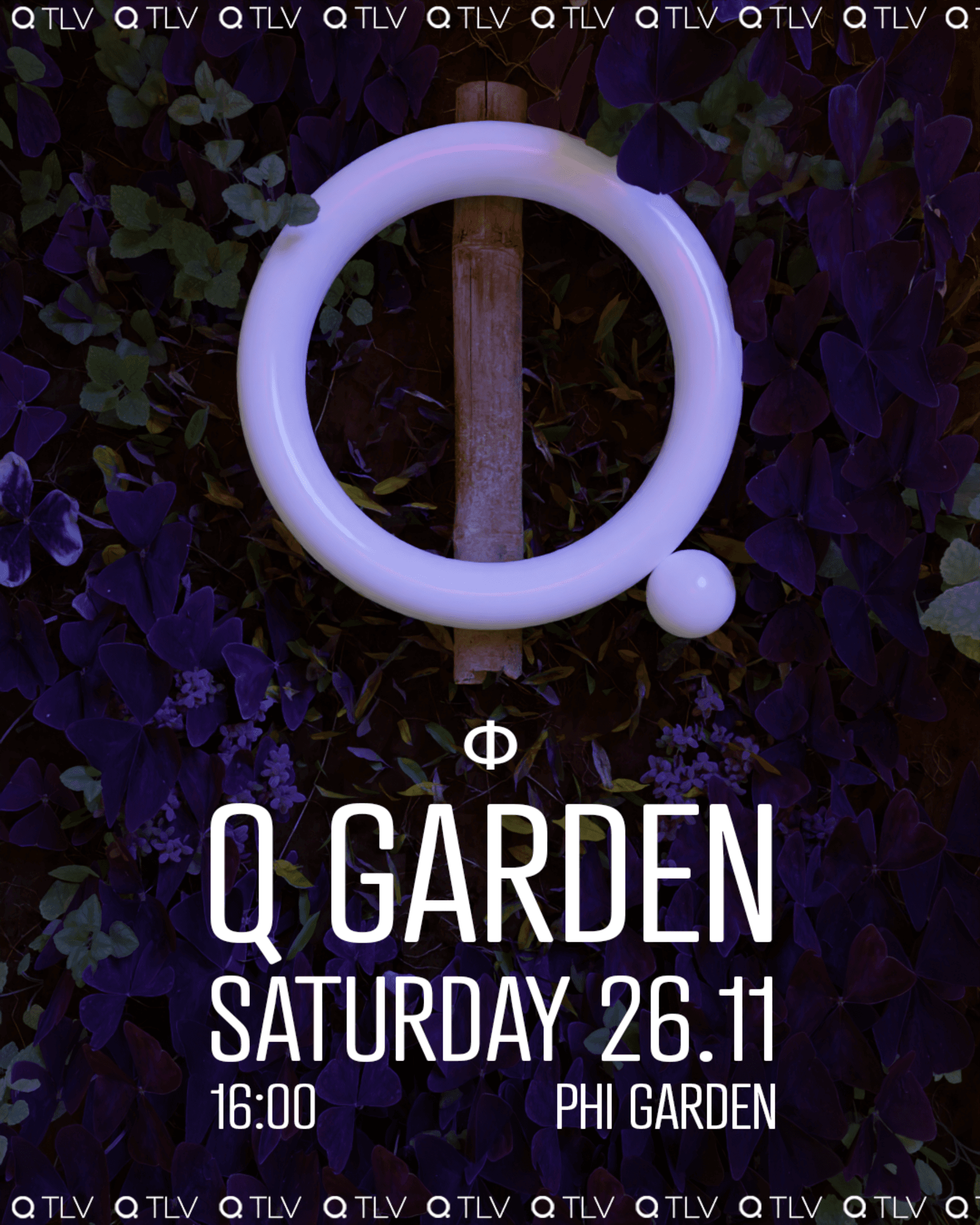 🏳️‍🌈 Q Garden ❤️ Saturday 26/11 | Phi Garden
