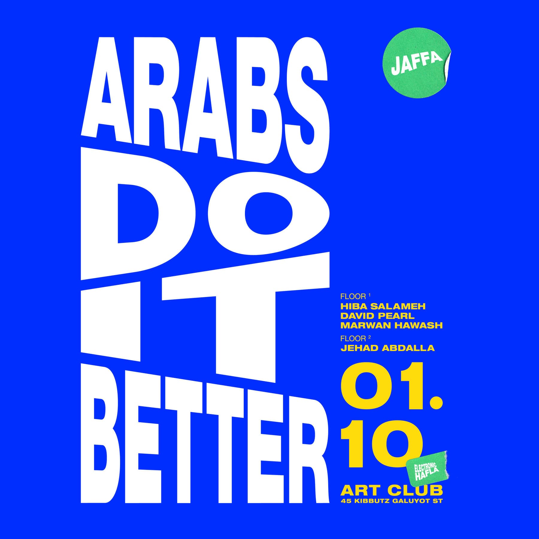 Arabs Do it Better @ArtClub