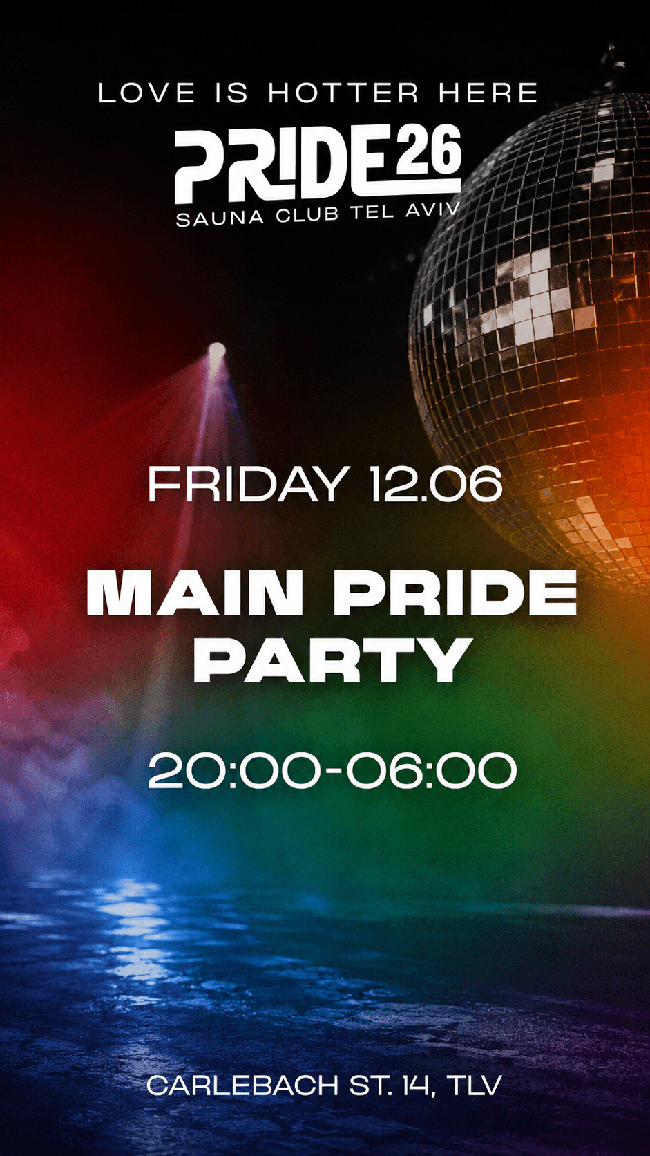 PRIDE PARTY - 🏳️🌈SAUNA CLUB- 🏳️🌈PRIDE EVENT