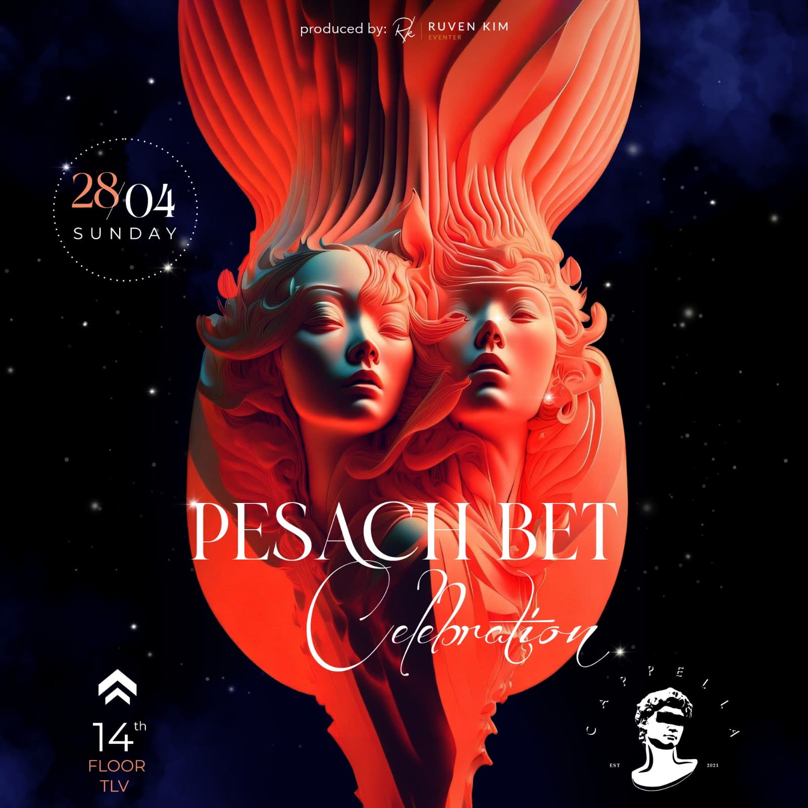 PESACH BET CELEBRATION at CAPPELLA club by WoW exclusive events & Ruven Kim Eventer