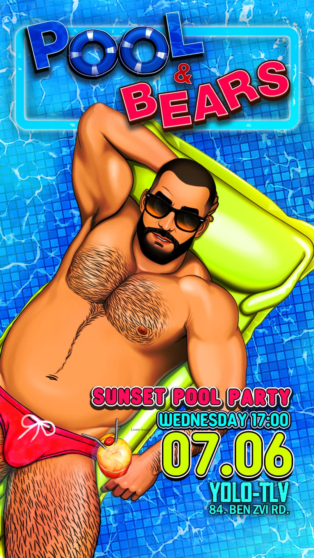 POOL & BEARS - SUNSET POOL PARTY
