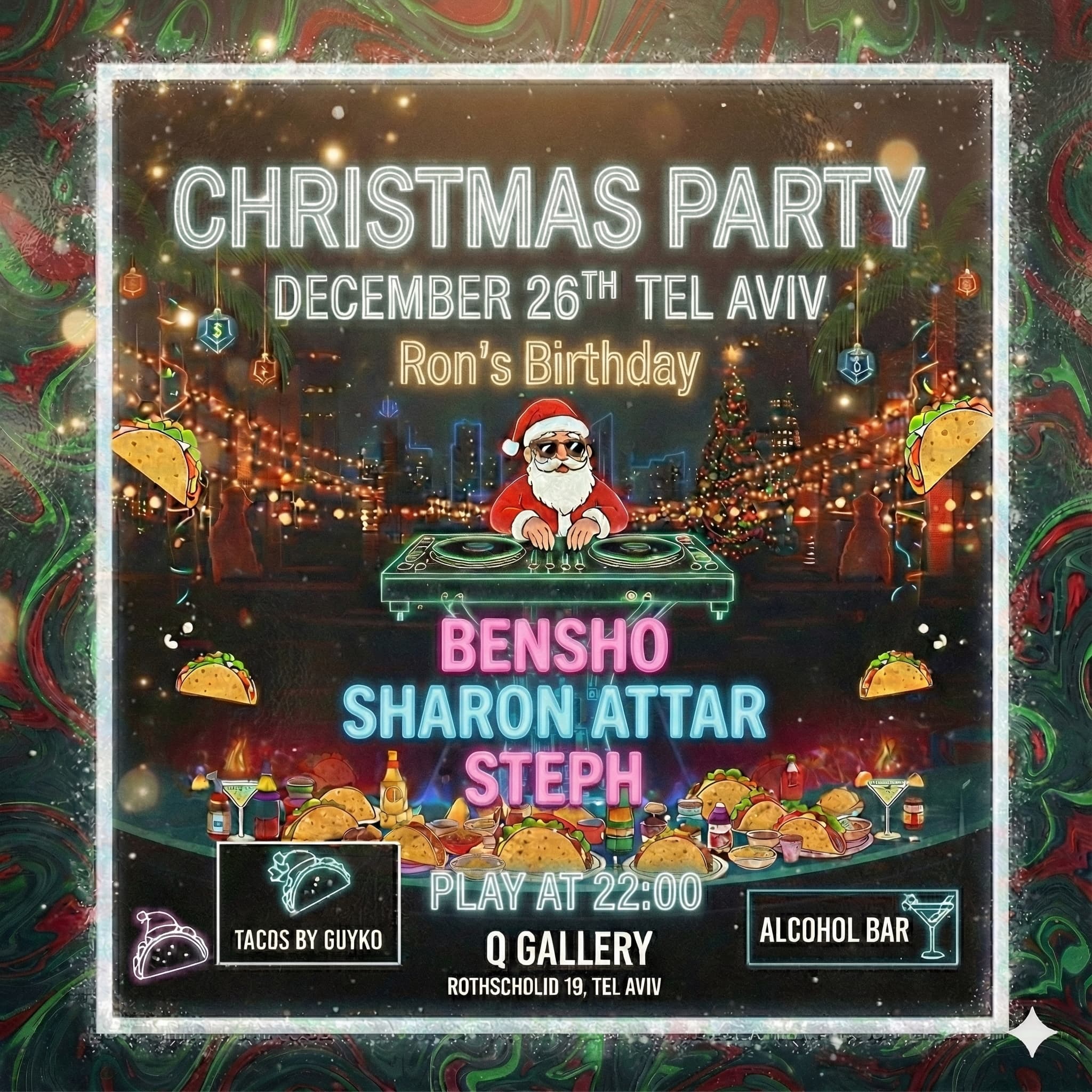 Tel Aviv Christmas Party