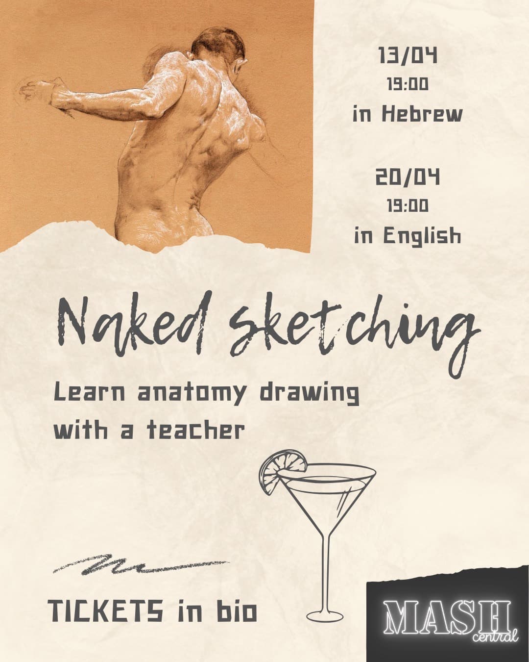 Naked sketching (in English)