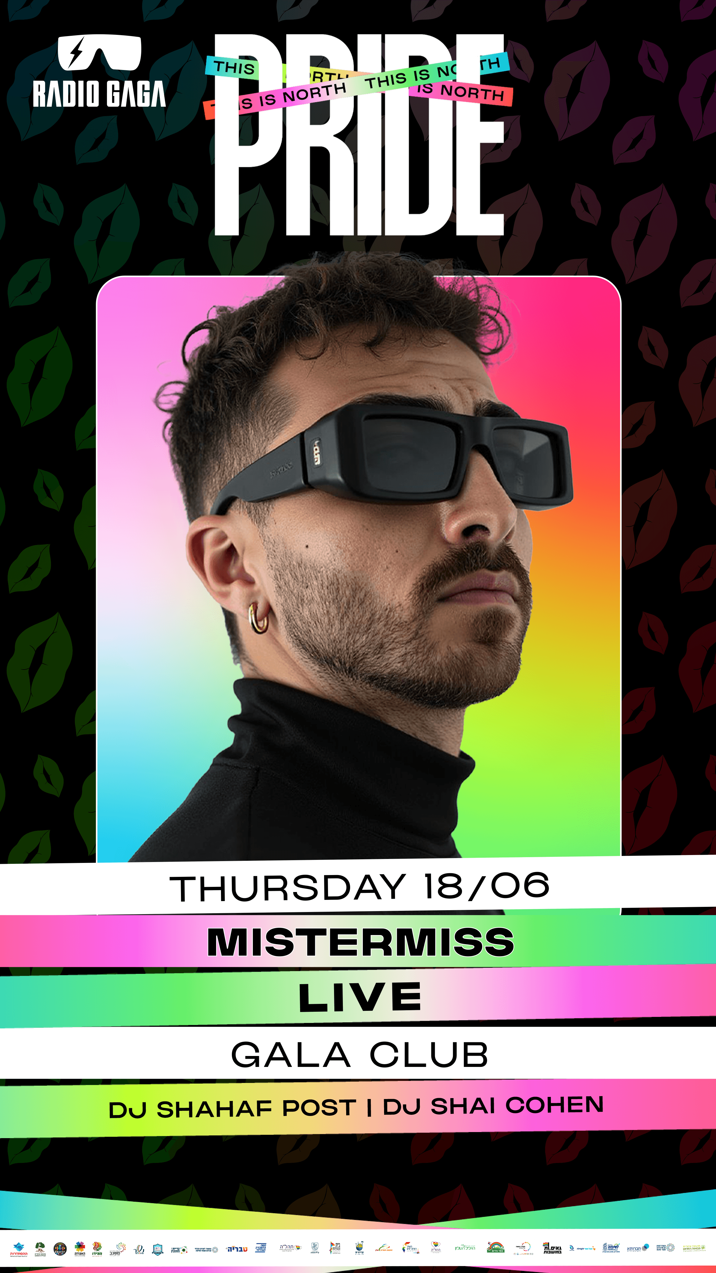RADIO GAGA HAIFA - MEGA PRIDE - MISTERMISS LIVE SHOW