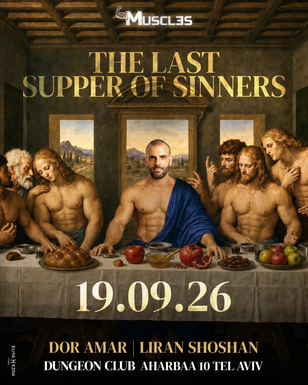 MUSCLES XXX IN DUNGEON CLUB-🍽THE LAST SUPPER OF SINNERS🍽