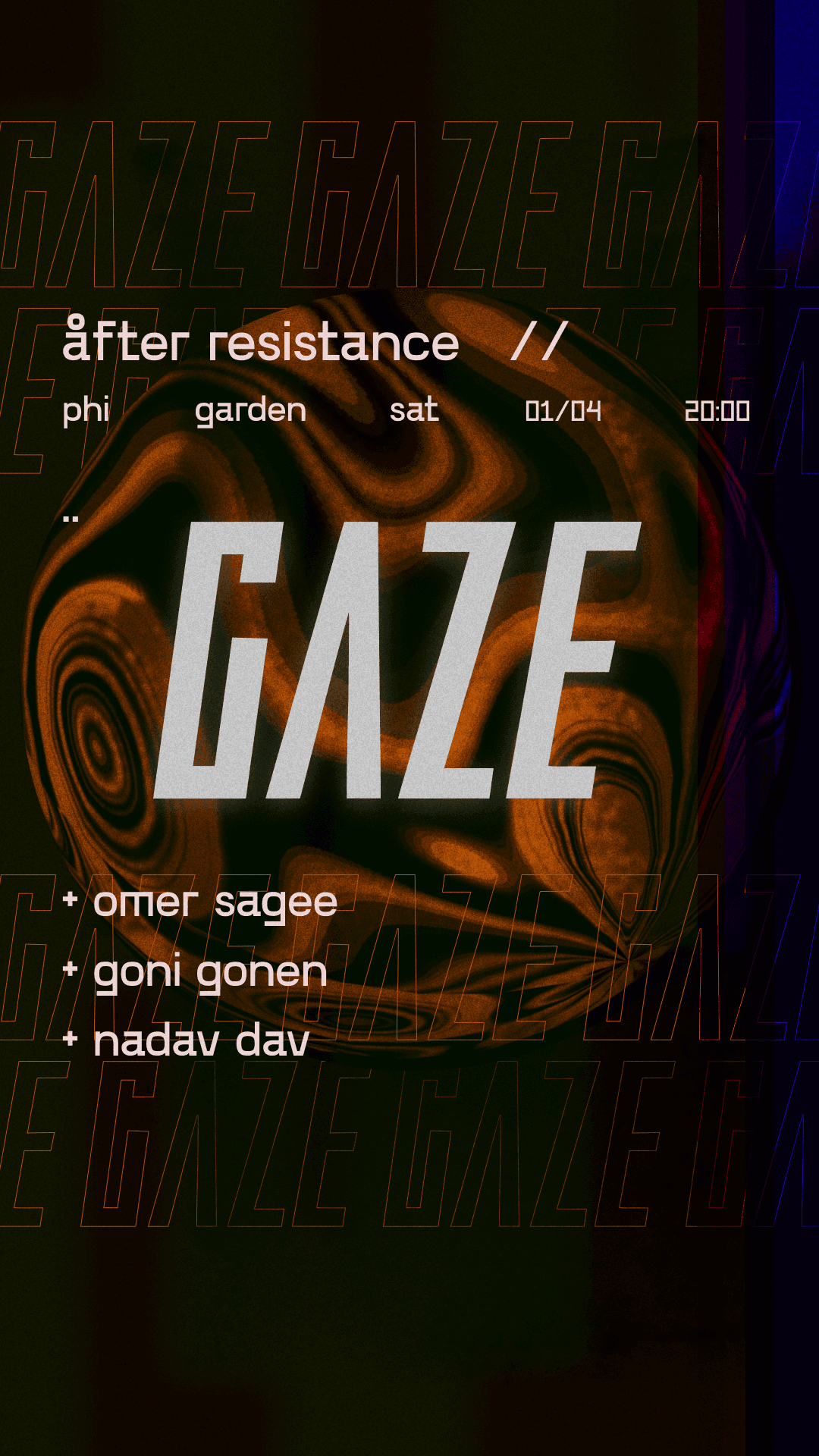GAZE / 1.4.23 / After Resistance meltdown party 1.4.23