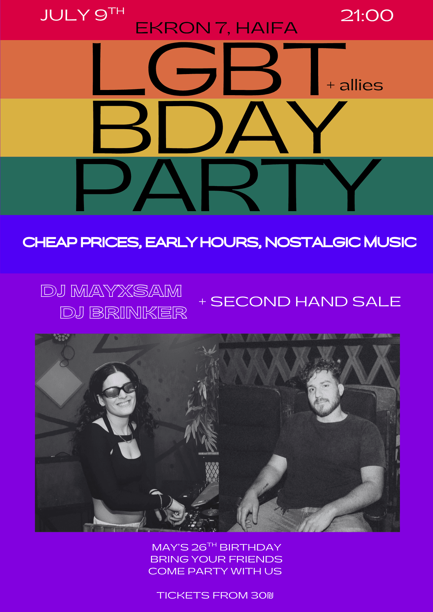 LGBT+allies BDAY PARTY