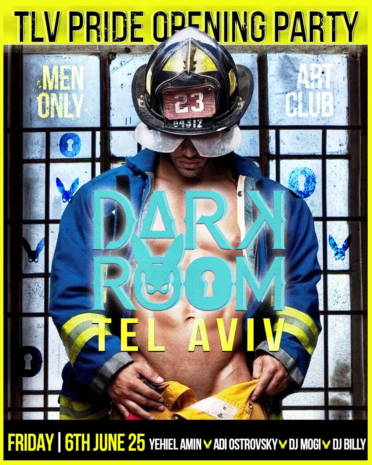 DARK ROOM PRIDE OPENING PARTY! FRIDAY , 6TH JUNE 2025 ART CLUB!