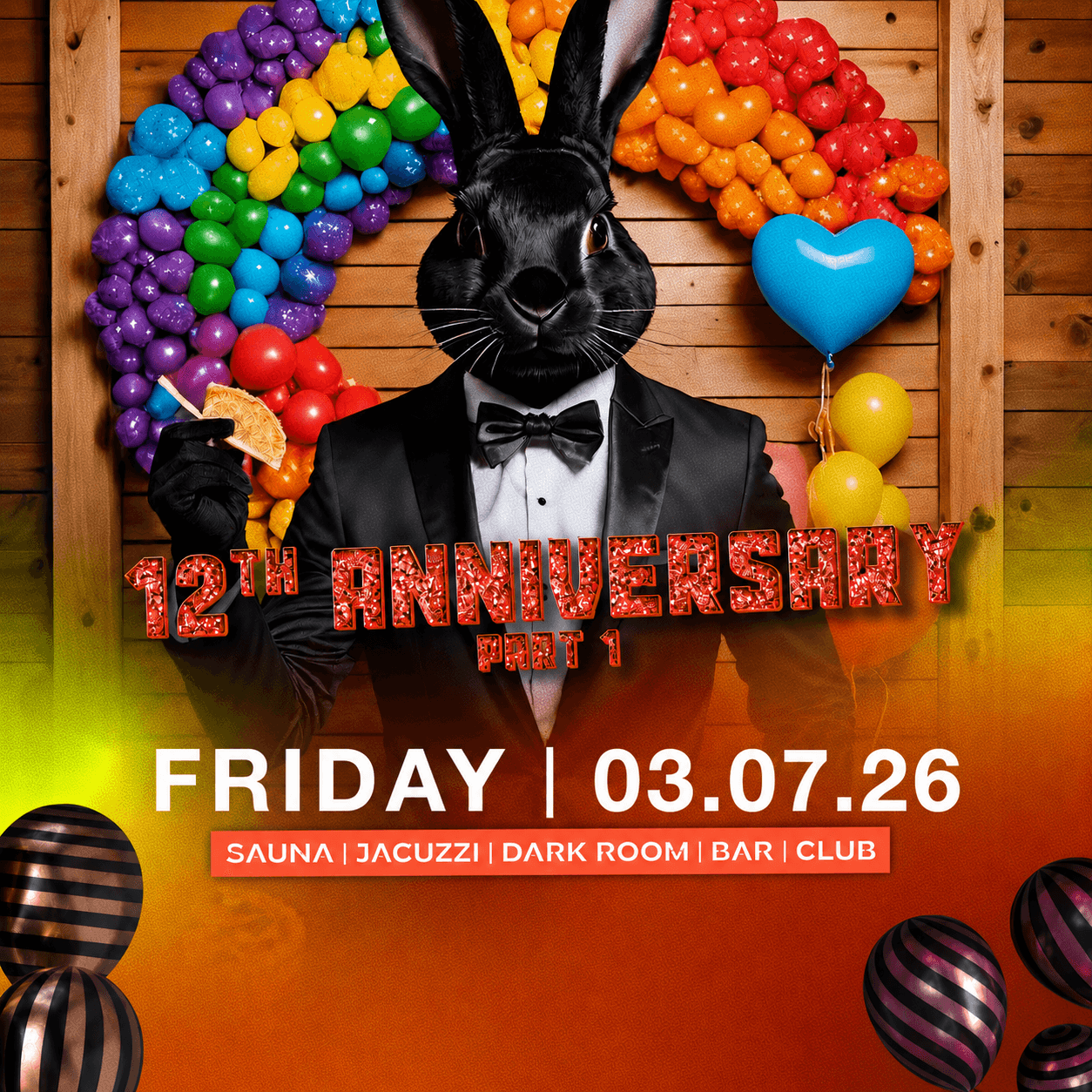 יום הולדת 12 שנה לסאונה- Sauna Club Tel Aviv