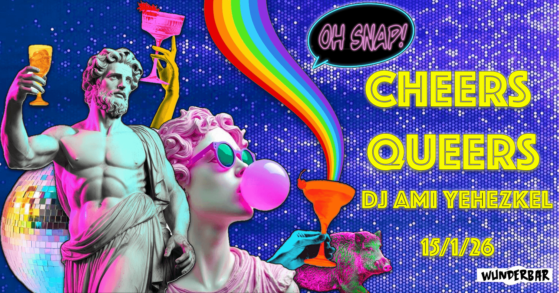 OHSNAP! CHEERS QUEERS PARTY