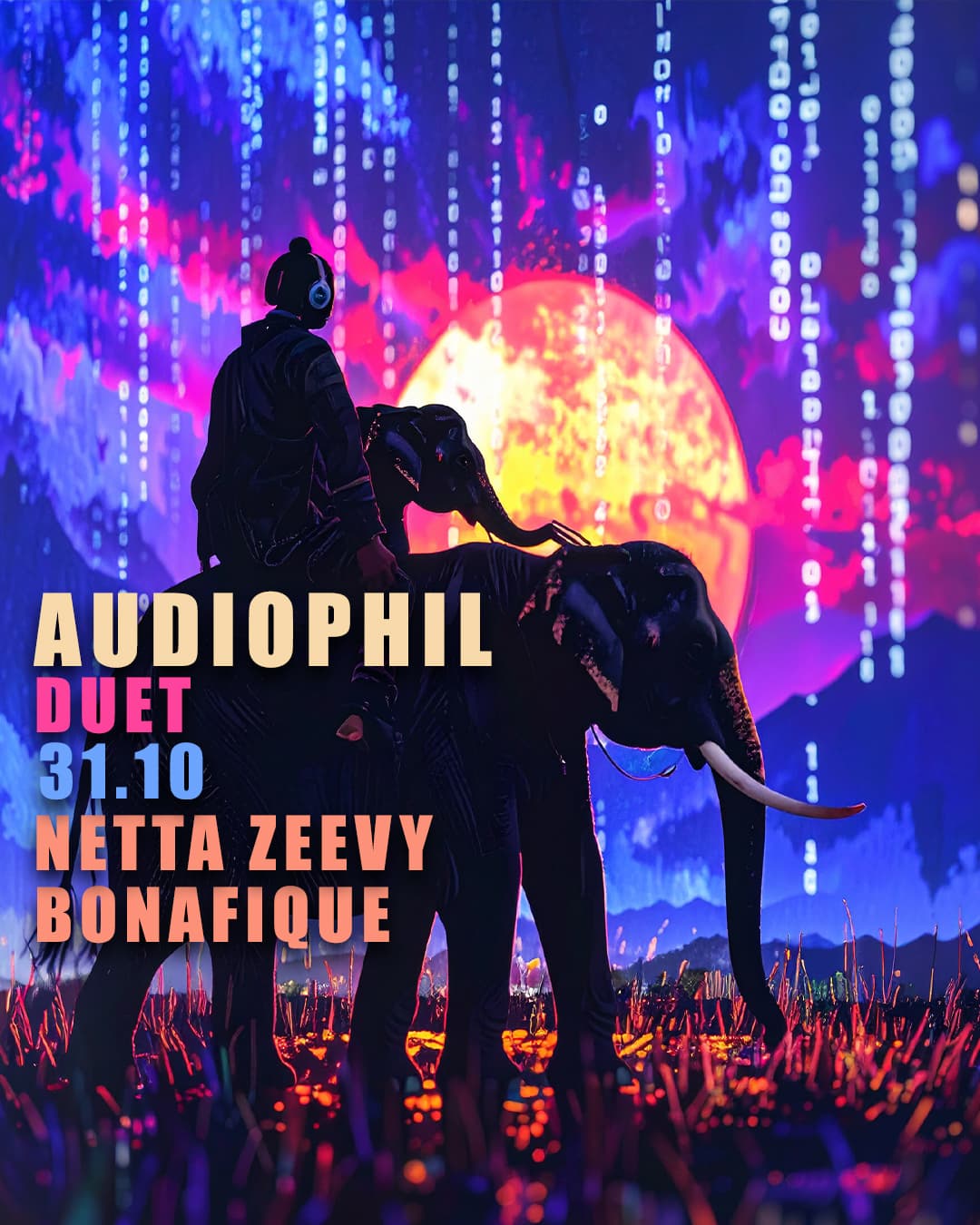AUDIOPHIL DUET | 31/10| NETTA ZEEVY X BONAFIQUE