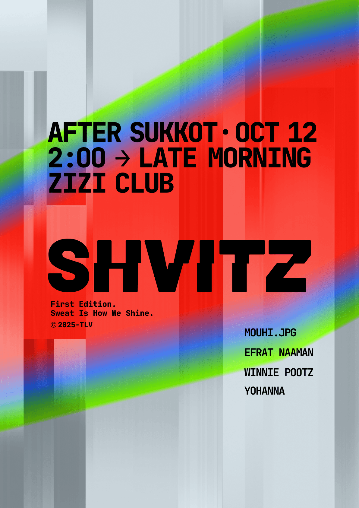 AFTER SUKKOT | ZIZI CLUB