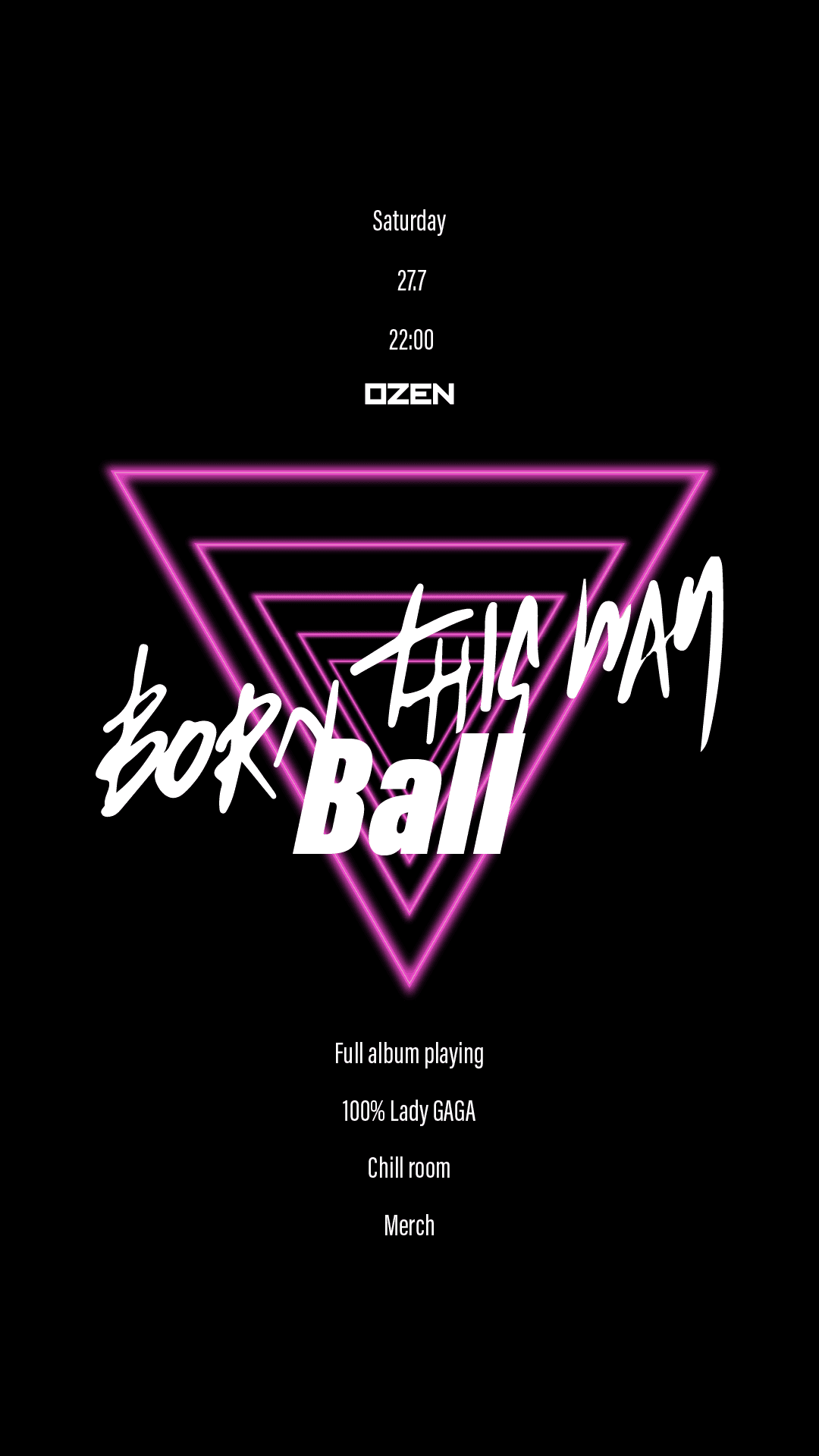 BORN THIS WAY BALL PARTY