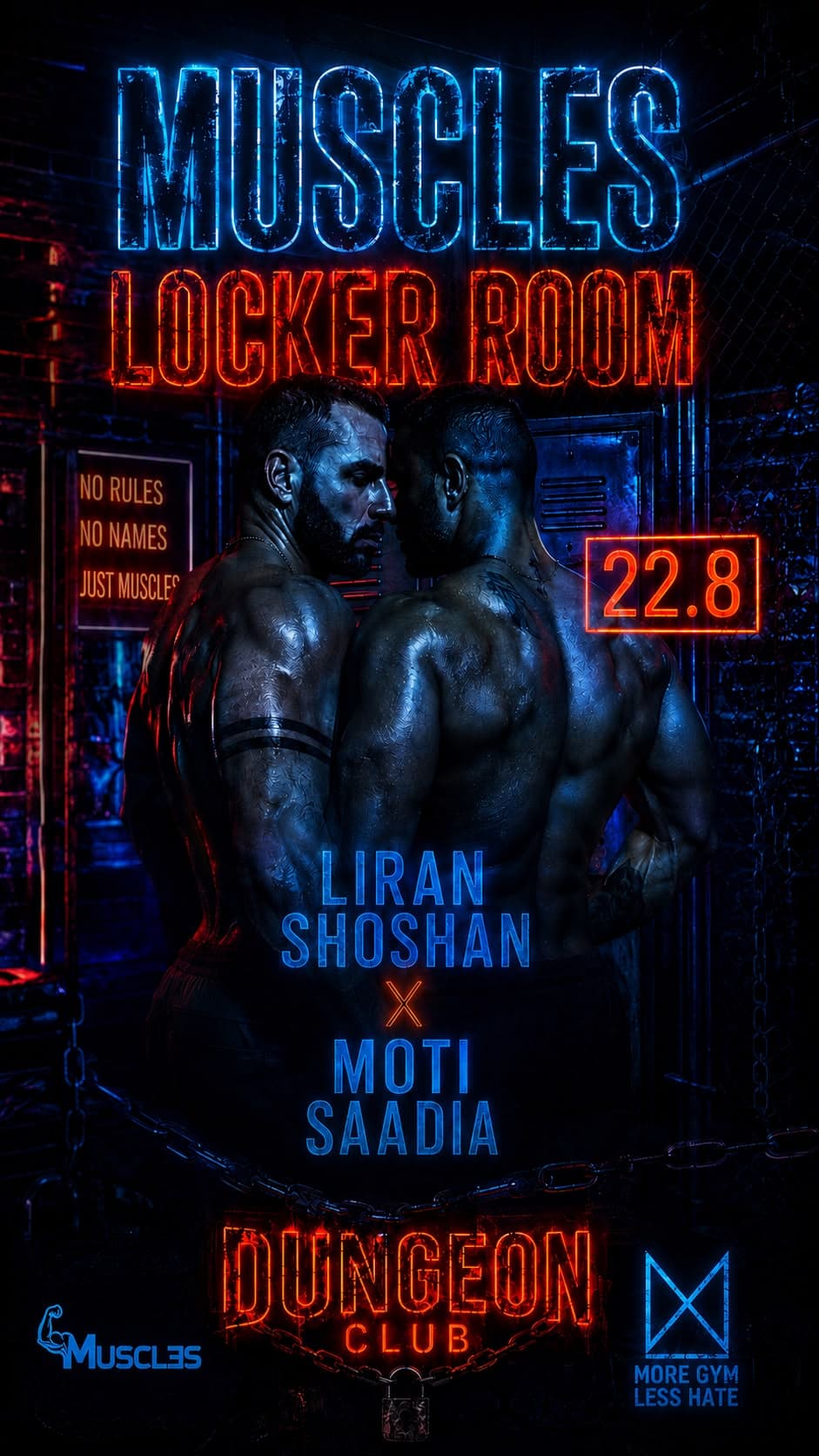 🔒MUSCLES XXX IN DUNGEON CLUB- 🔒LOCKER ROOMS🔒