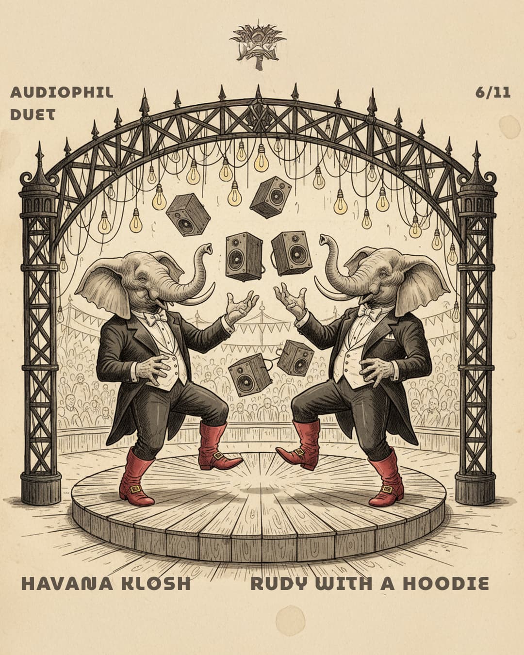 AUDIOPHIL DUET |6/11 | RUDY WITH A HOODIE X HAVANA KLOSH