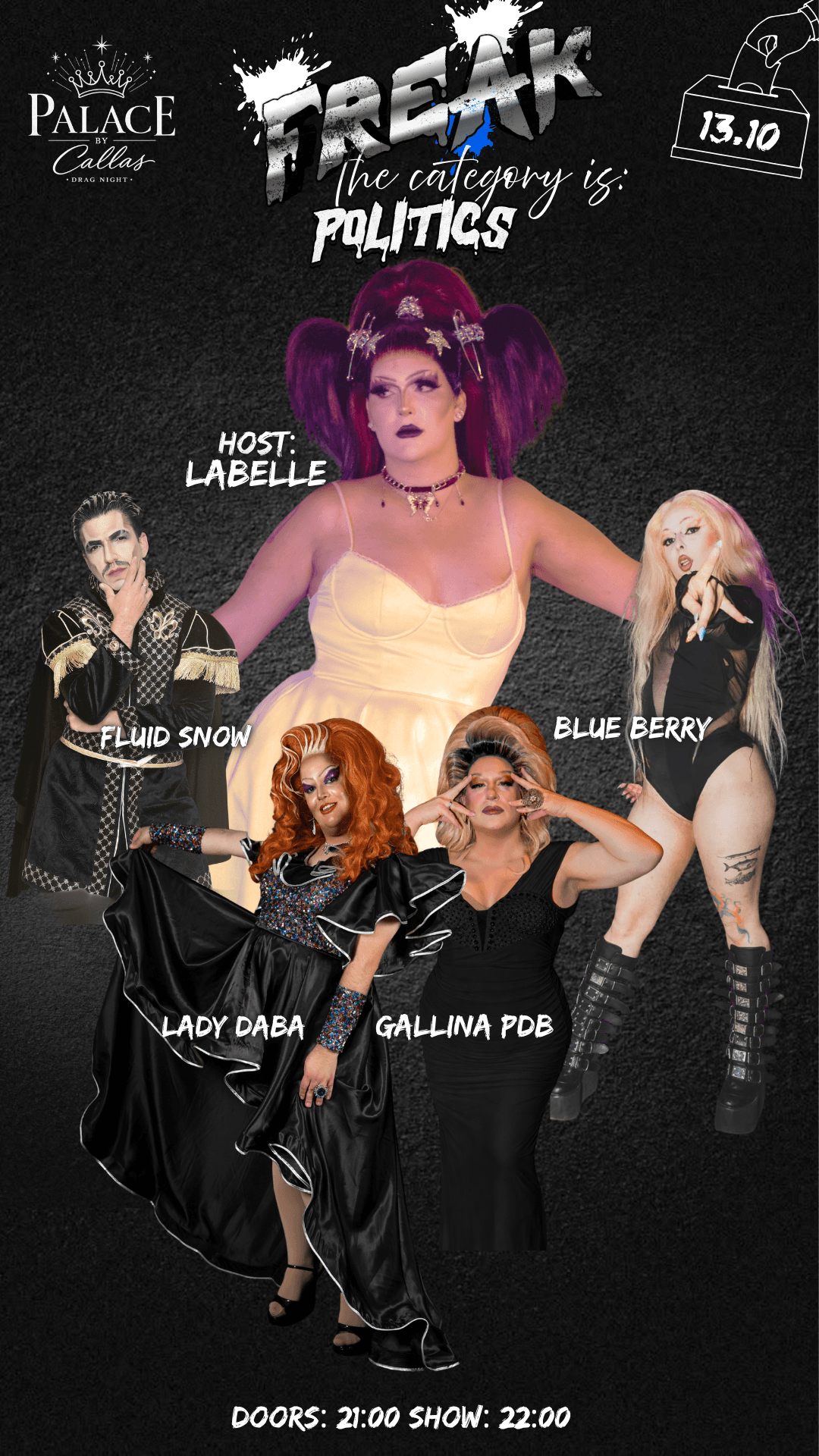 Freak - Category is Politics! 13/10/2026