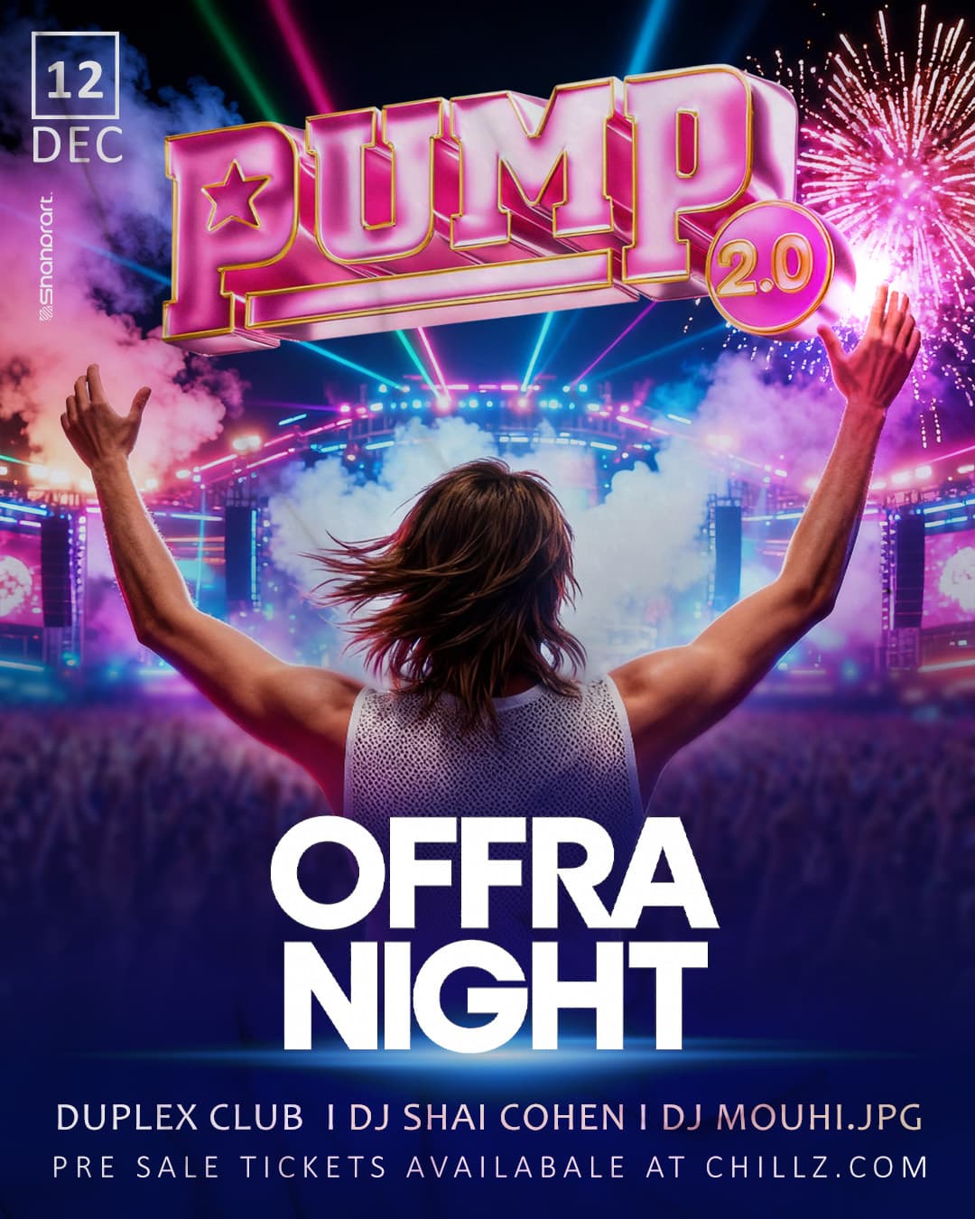 PUMP : OFFRA NIGHT! DUPLEX CLUB! 12/12