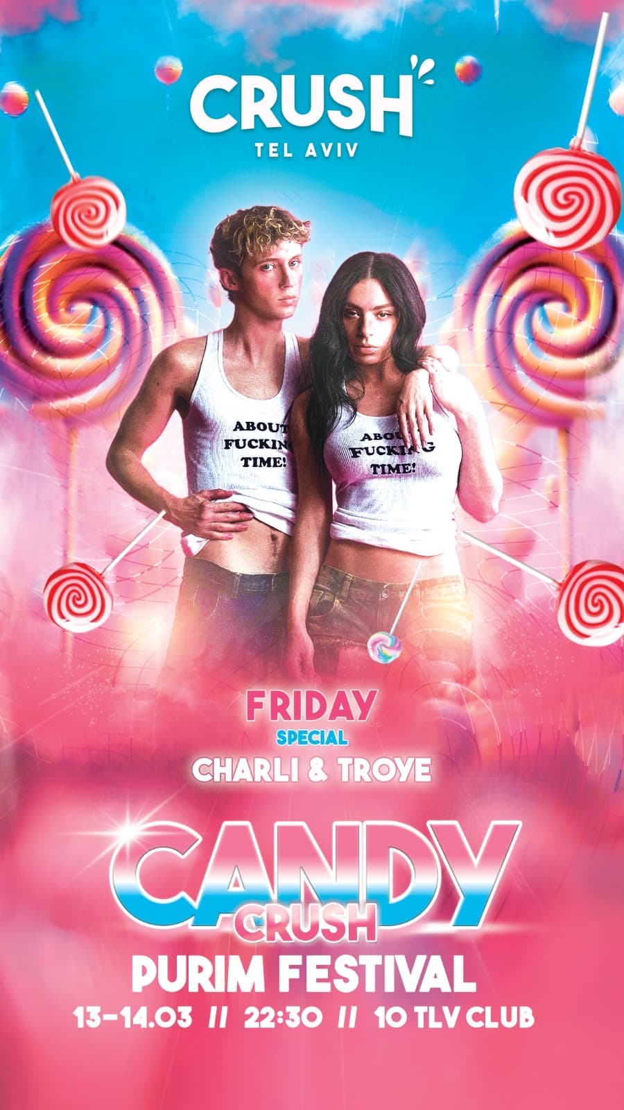 FRIDAY - CANDY-CRUSH - PURIM FESTIVAL 2025
