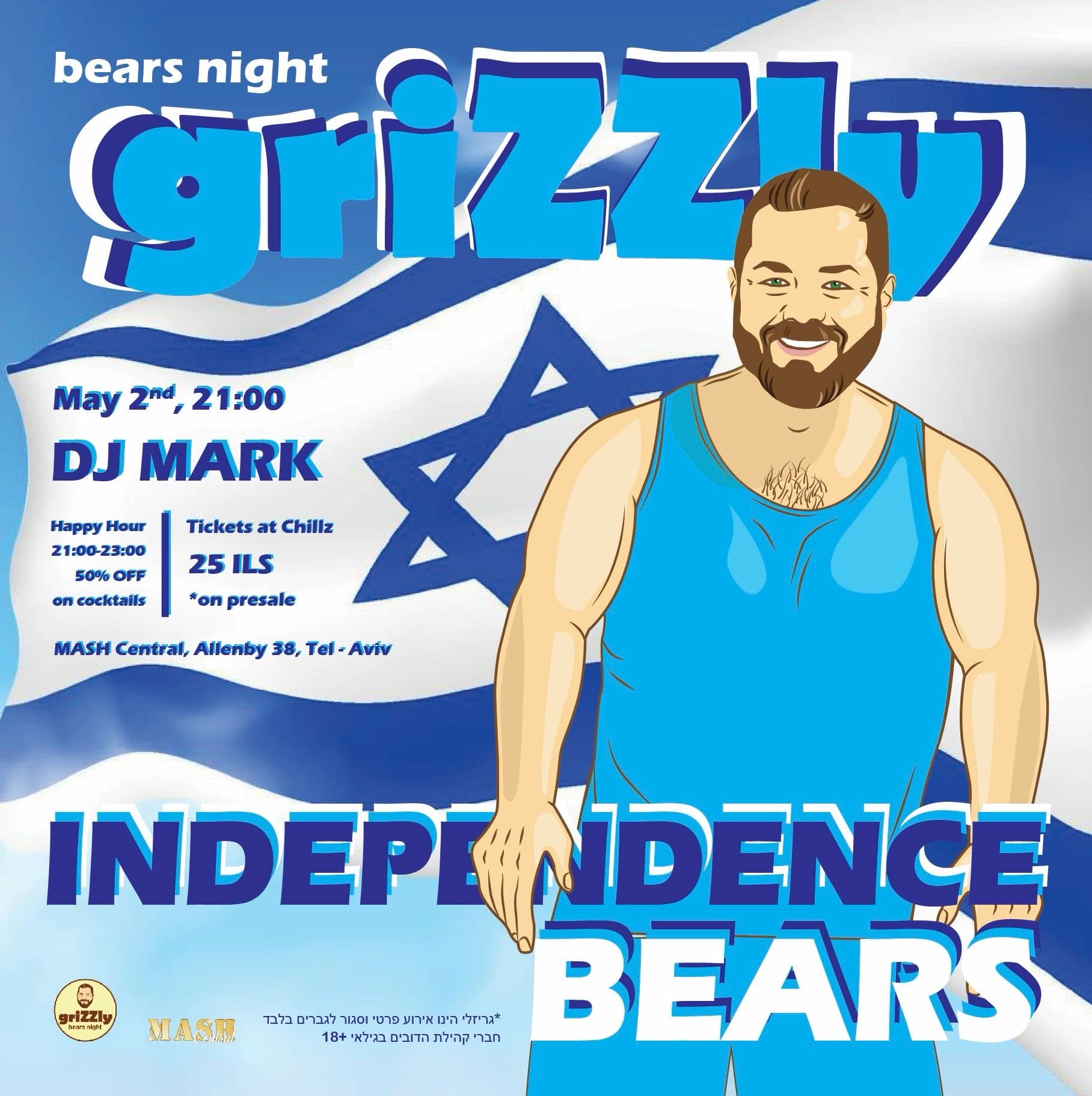 GRIZZLY - INDEPENDENCE BEARS