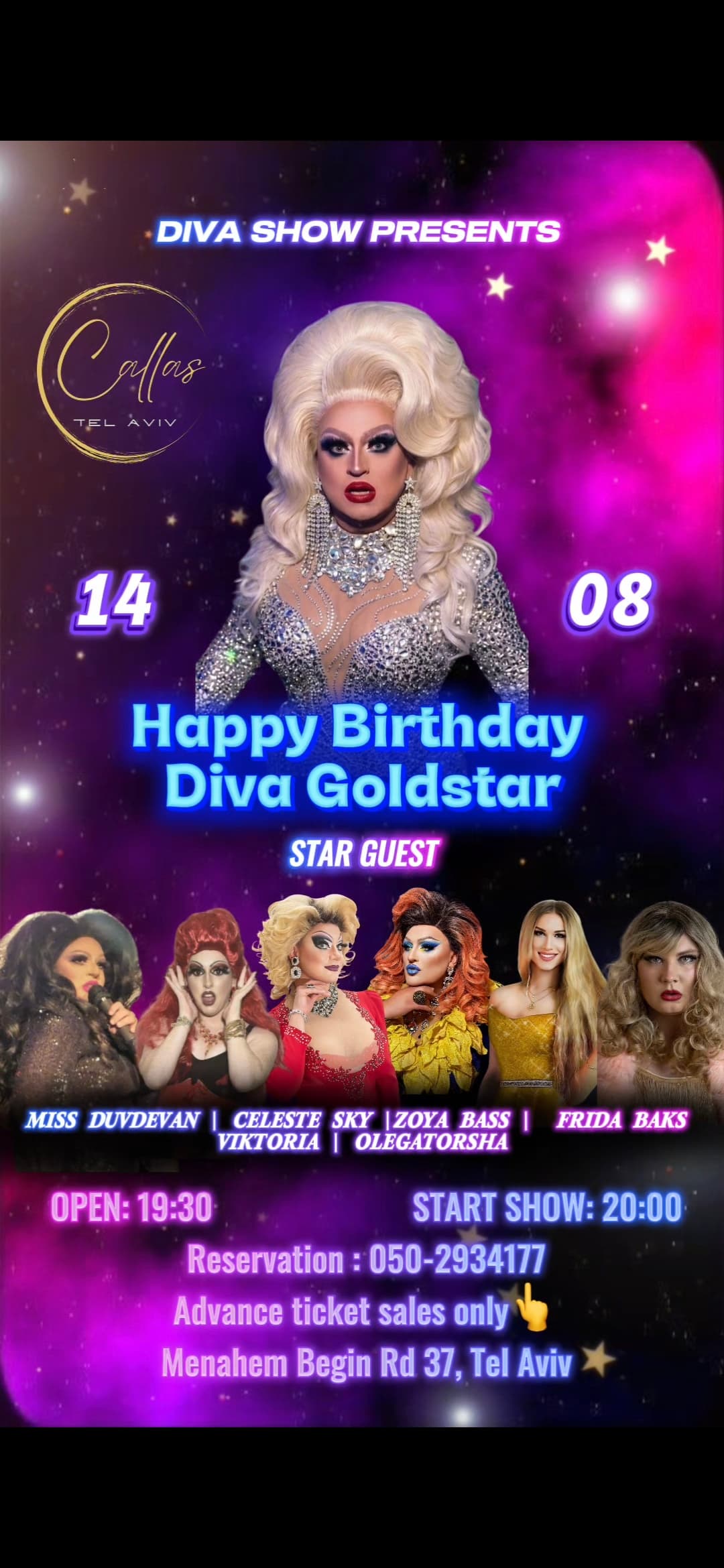 Happy Birthday Diva Goldstar