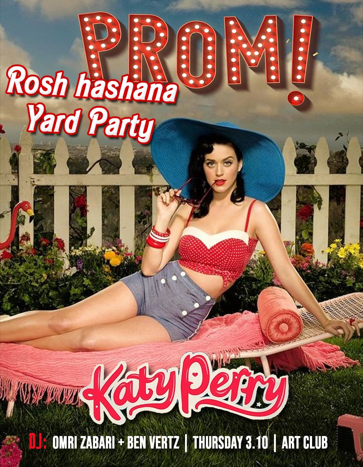 PROM RoSh HaSHaNa ART CLUB YARD PARTY! 3.10
