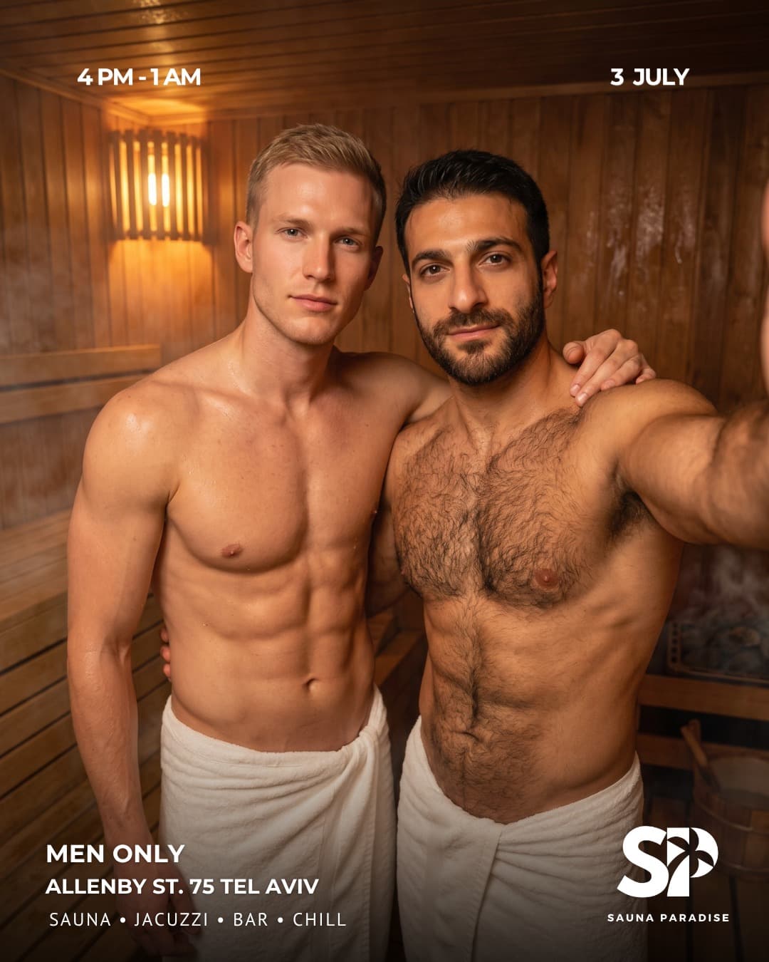 Happy Friday 🥂 Sauna Paradise