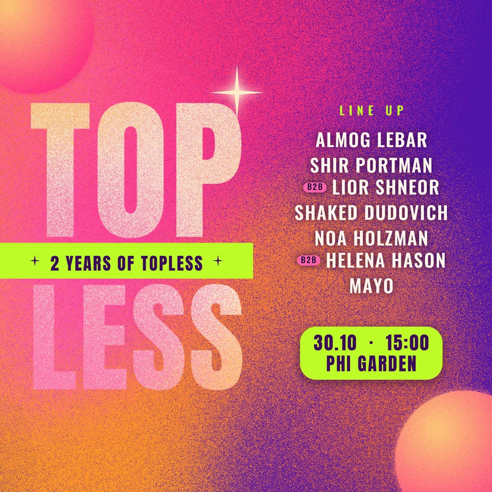 Topless 30.10