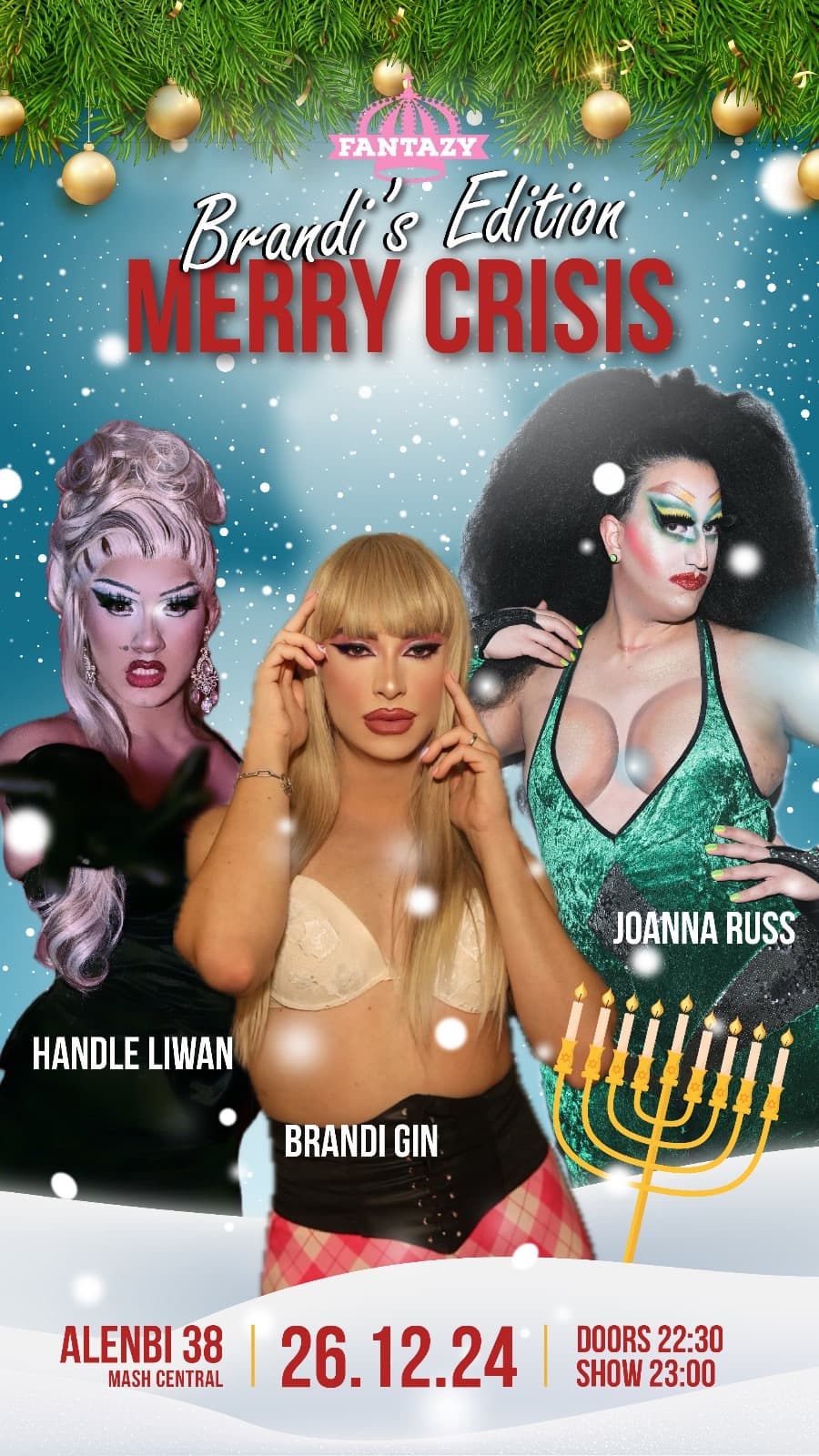 FANTAZY MERRY CRISIS DRAG SHOW