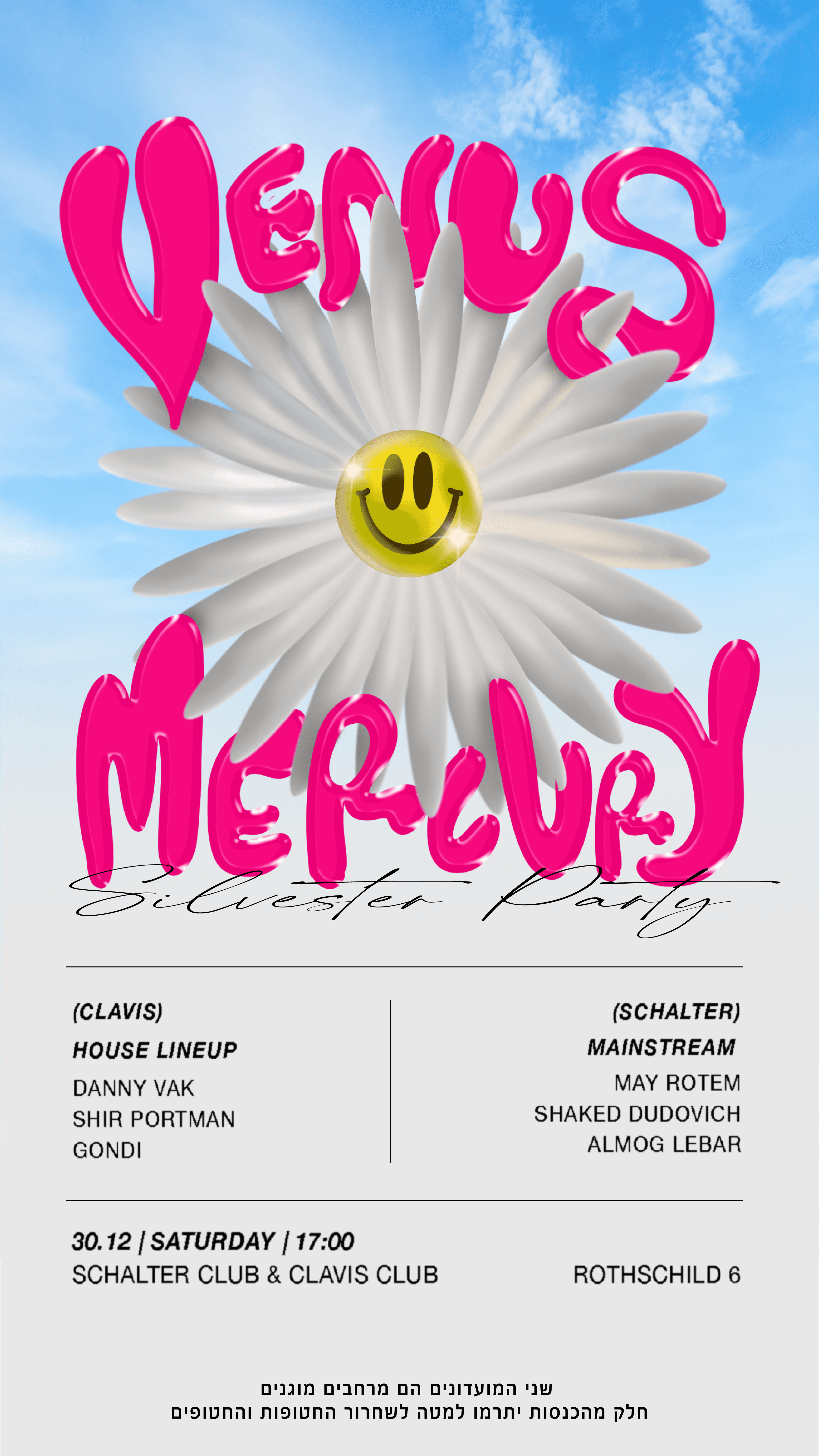 MERCURY X VENUS SILVESTER PARTY