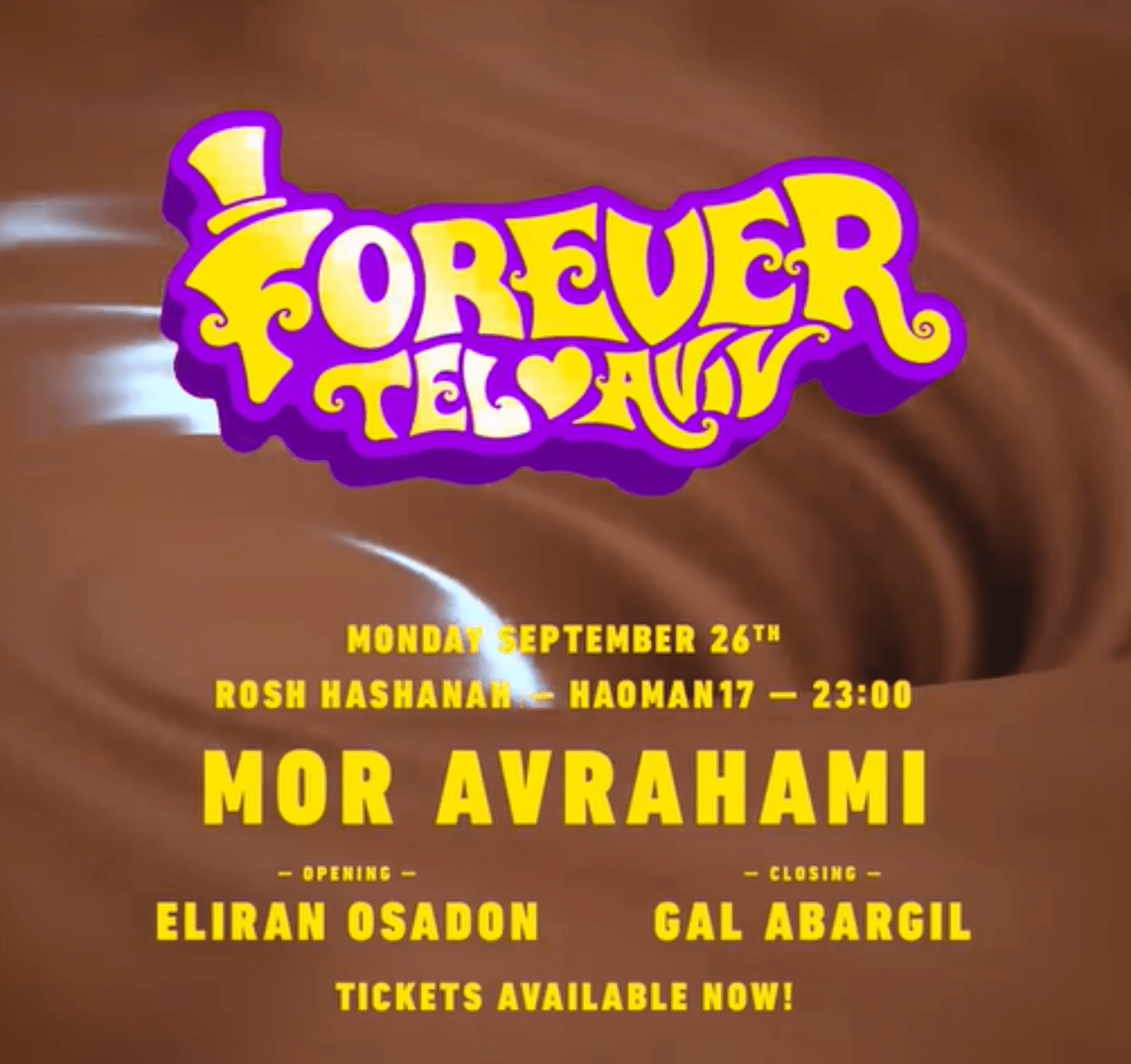Forever Tel Aviv - Rosh Hashana @Ha'oman17