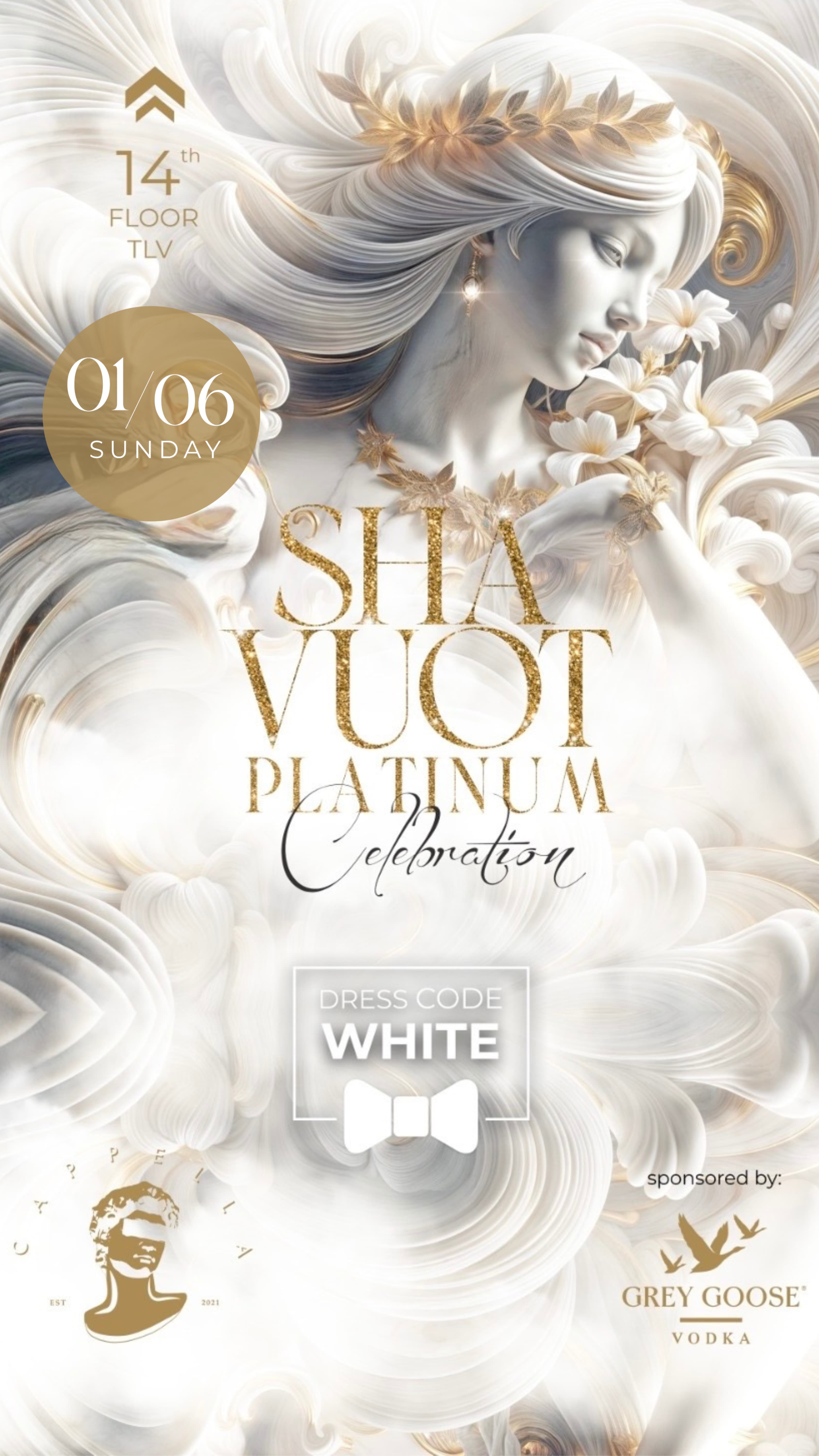 SHAVUOT CELEBRATION at CAPPELLA club by WoW exclusive events & Ruven Kim Eventer