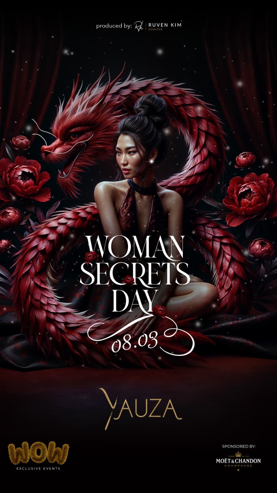 WOMEN SECRETS DAY "WOW exclusive events" & Ruven Kim Eventer presents: YAUZA - lounge & dance club