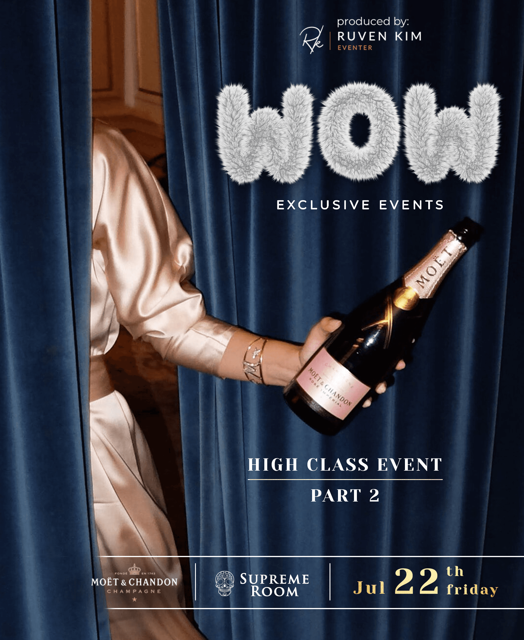 "WOW exclusive events" by Ruven Kim Eventer & Moët Chandon