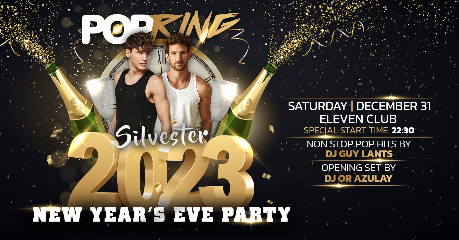 POP Ring: SILVESTER 2023 - NEW YEAR'S EVE