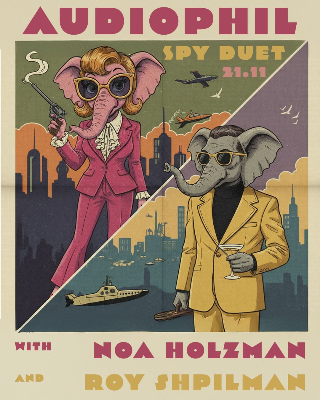 AUDIOPHIL DUET |21/11 | ROY SHPILMAN X NOA HOLZMAN