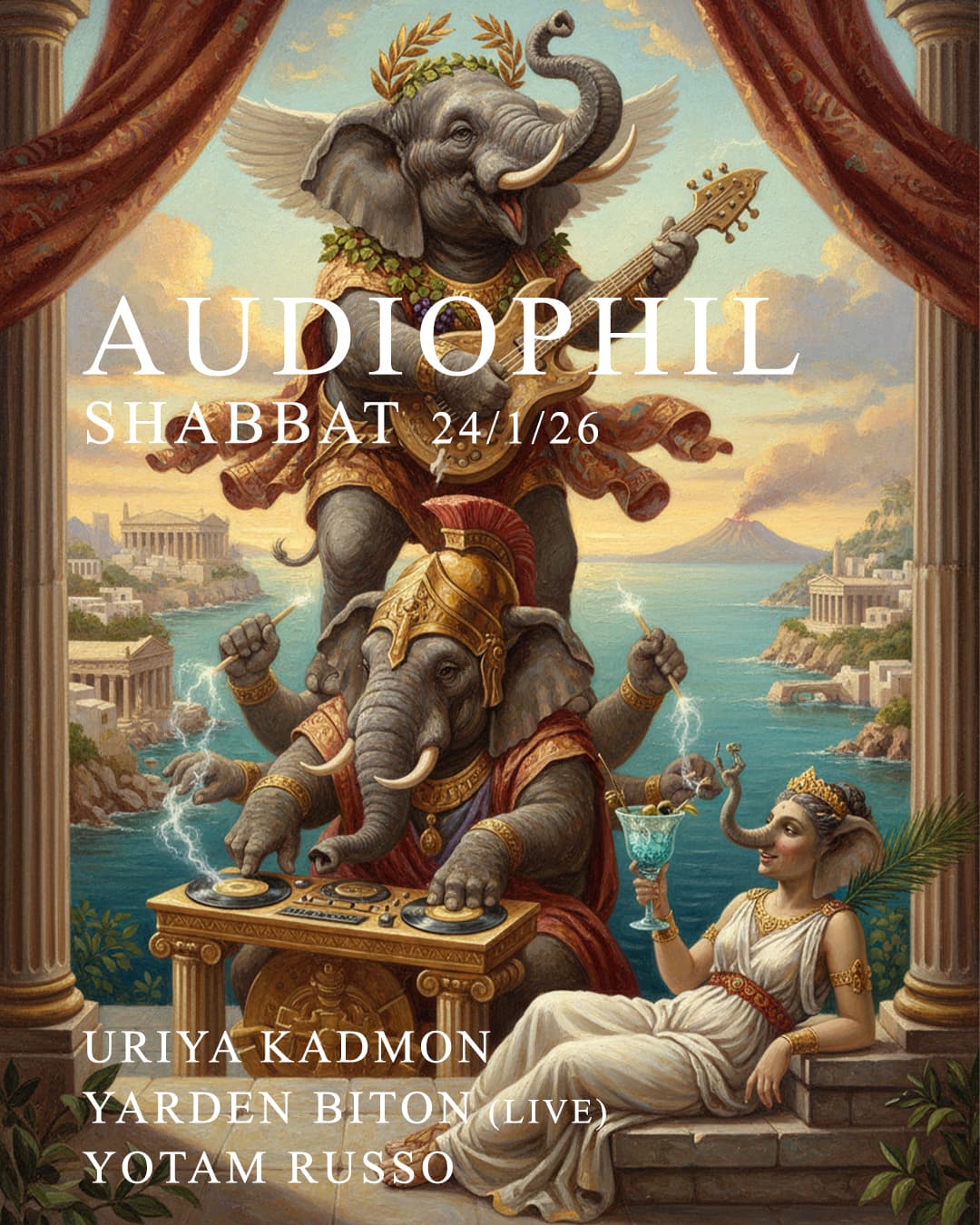 AUDIOPHIL SHABBAT |24.1 |YARDEN BITON (LIVE) X YOTAM RUSSO X URIYA KADMON