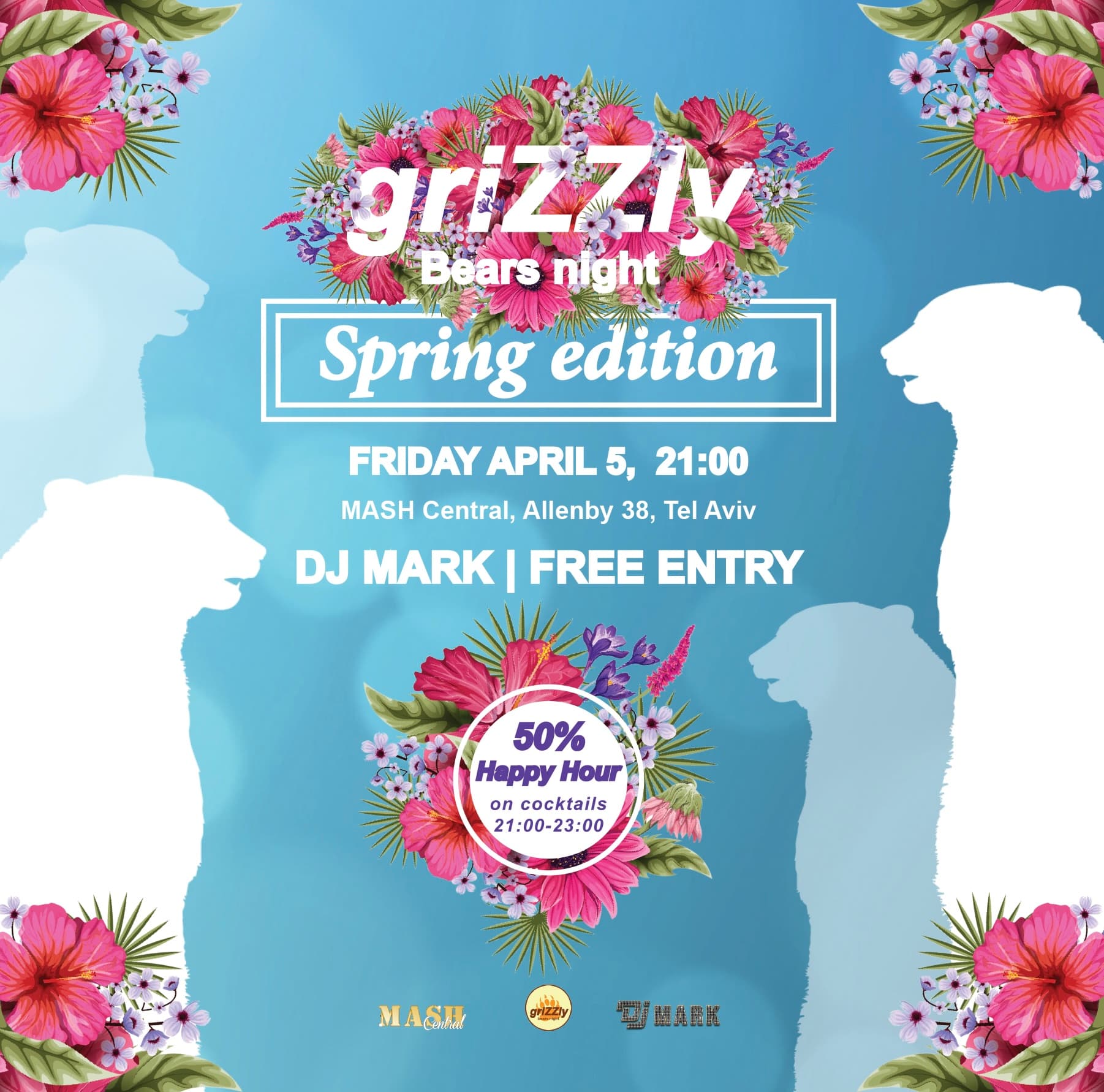 griZZly - Bears night - FREE ENTRY