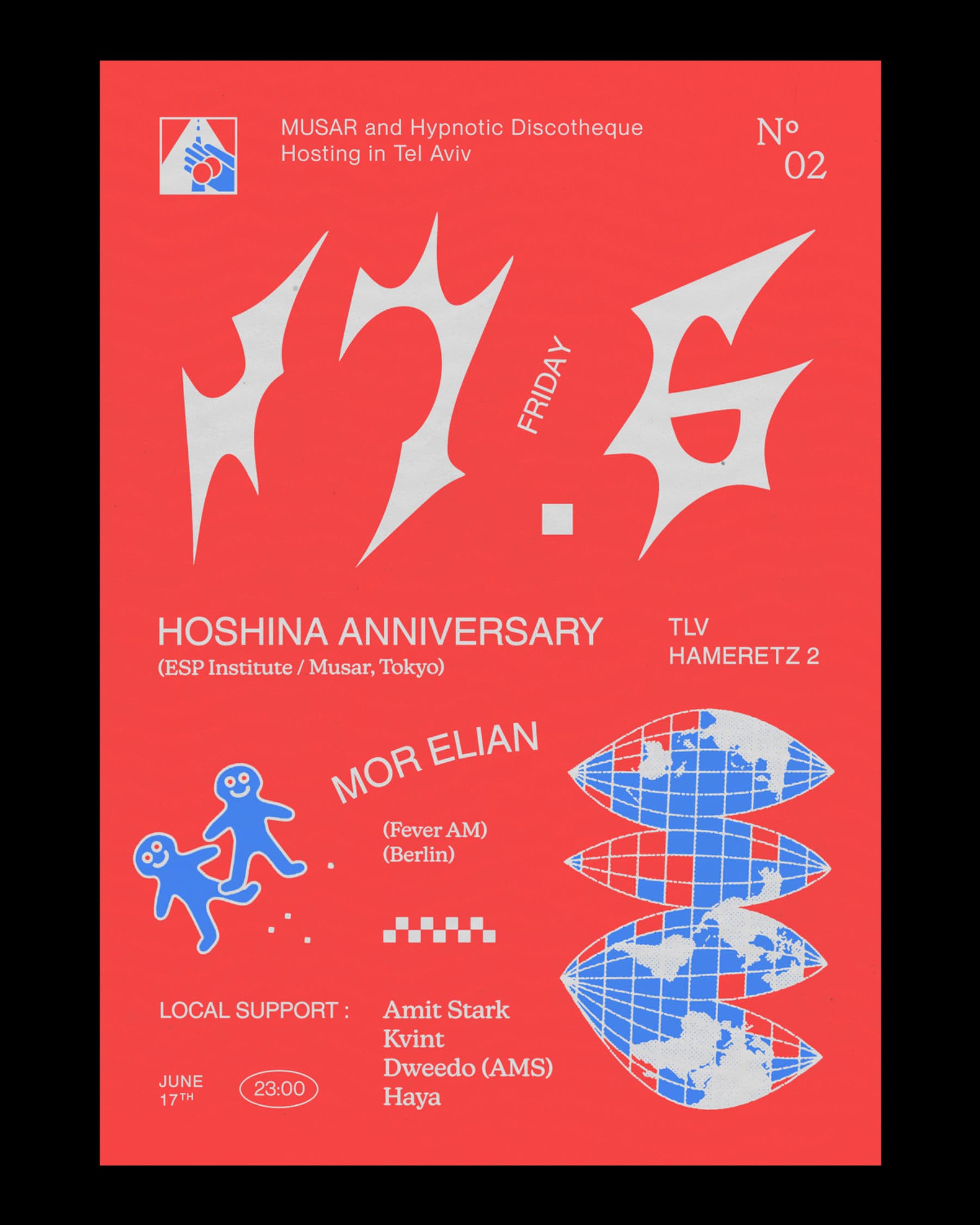 Hypnotic + Musar hosting: Mor Elian // Hoshina Anniversary // 17.6 Hameretz 2 TLV