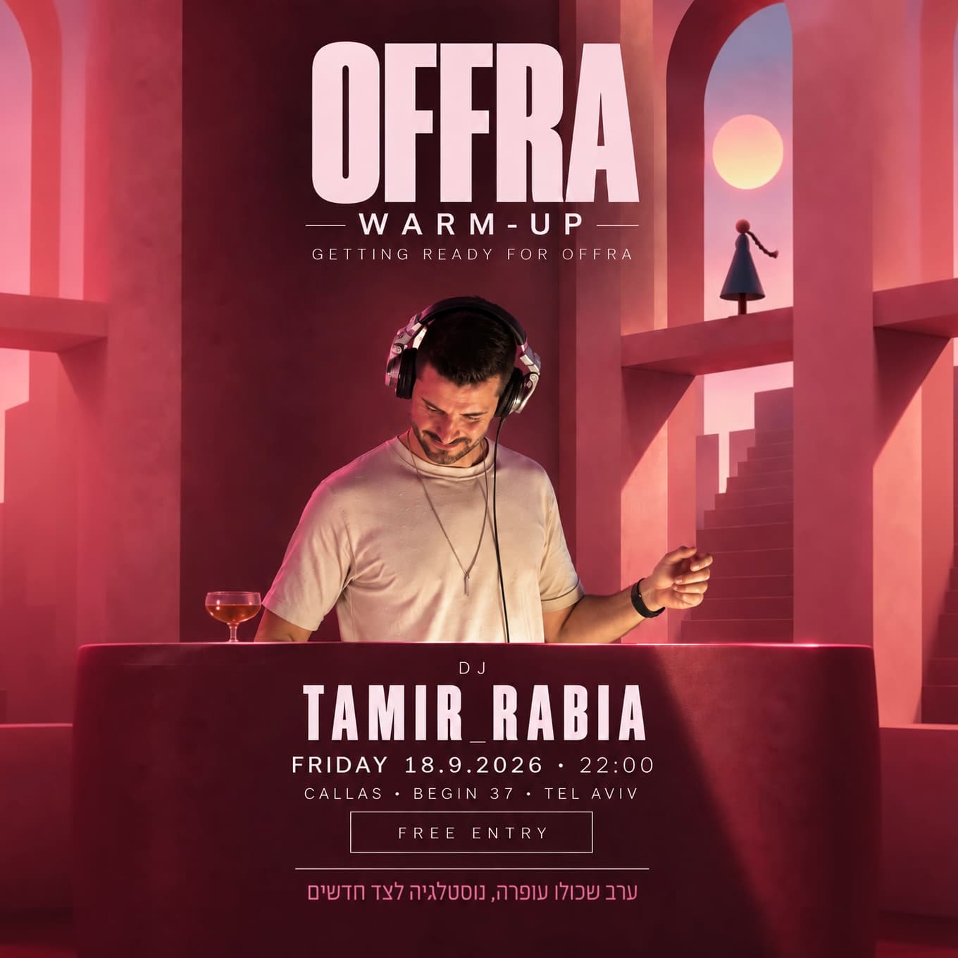Pre-Offra WARMUP🪩 חימום לפני עופרה DJ TAMIR RABIA