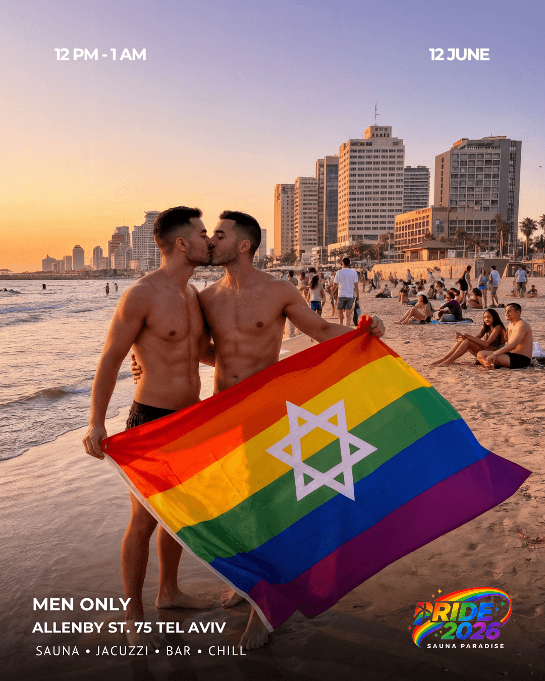 Happy pride 🥂 Sauna Paradise