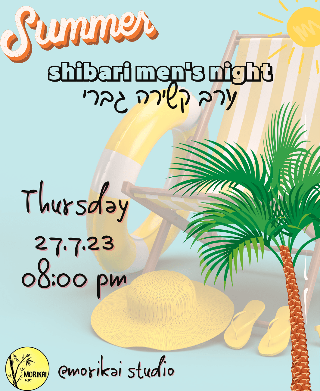 shibari men's night - ערב קשירה גברי