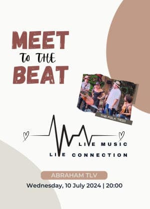 Meet to the Beat-live music live connection 10/7/24 Abraham Hostel