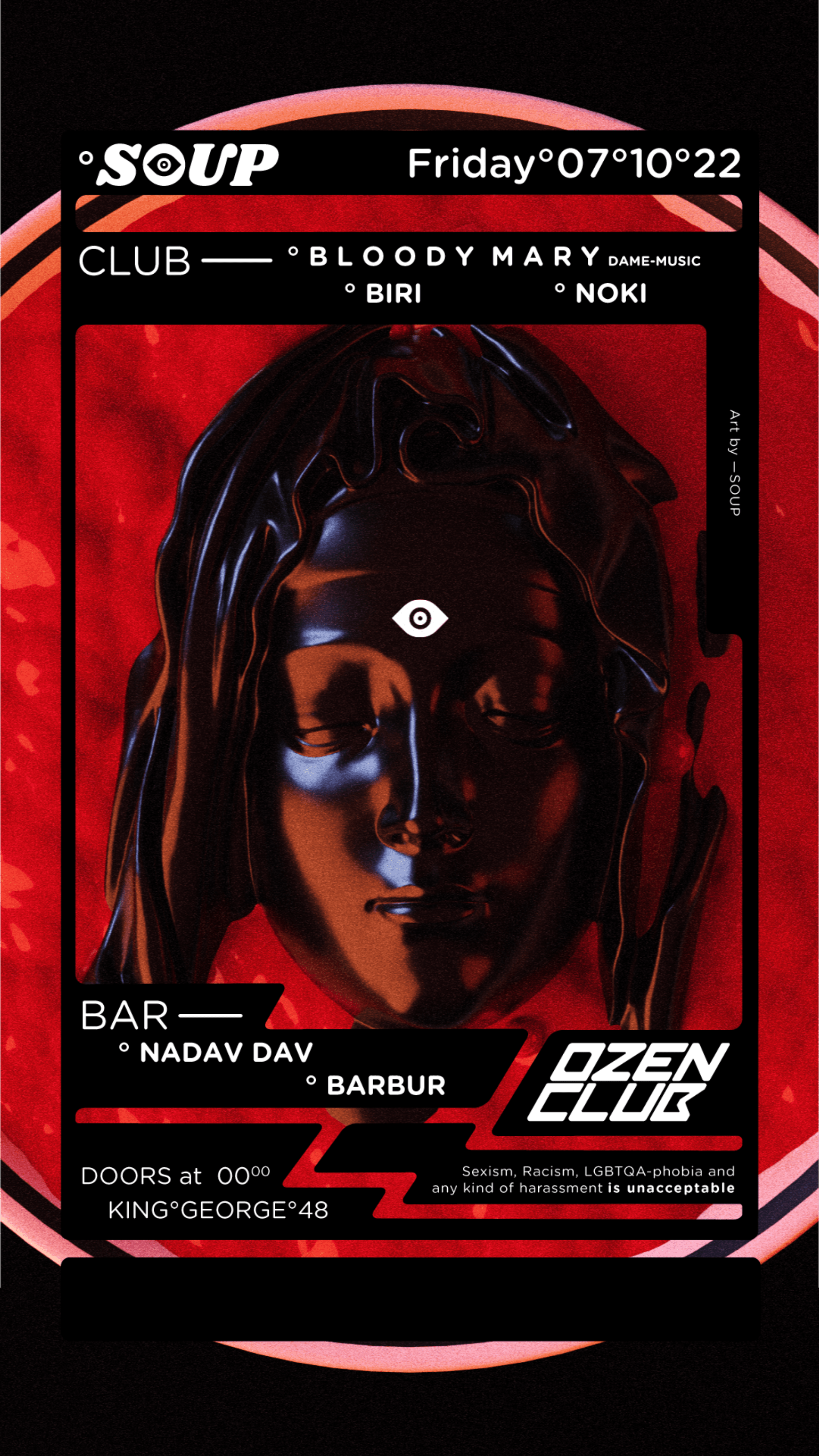 SOUP - Sin Party - Hosting Bloody Mary (Dame Music, Tresor, Berlin)