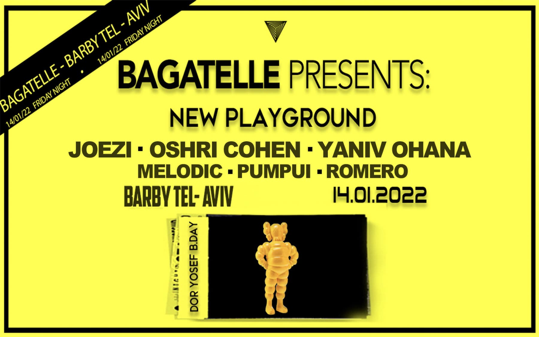 BAGATELLE PRESENTS: NEW PLAYGROUND // THE LAST EVENT OF BARBY TEL AVIV